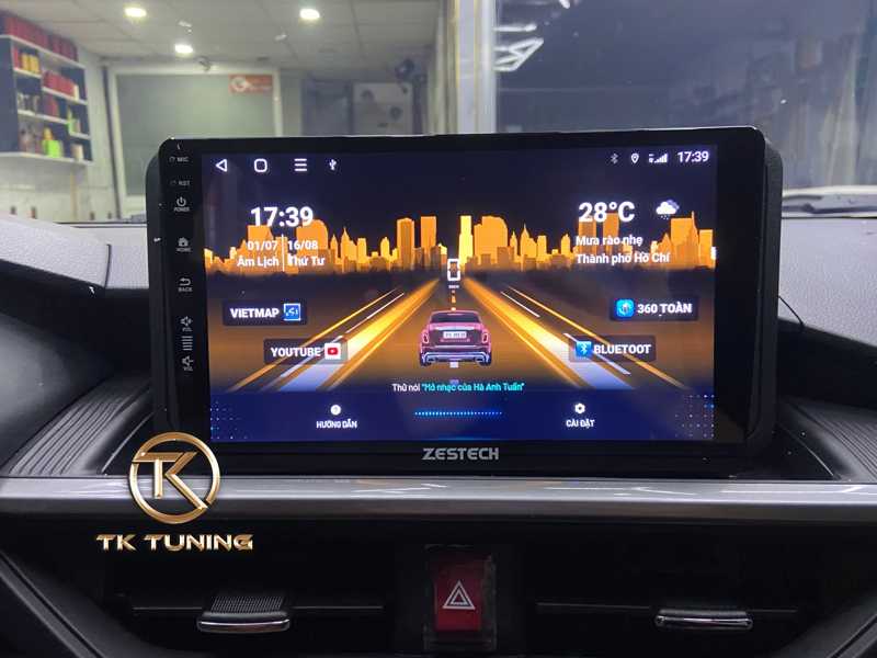 màn hình zestech cho xe toyota wigo 2023